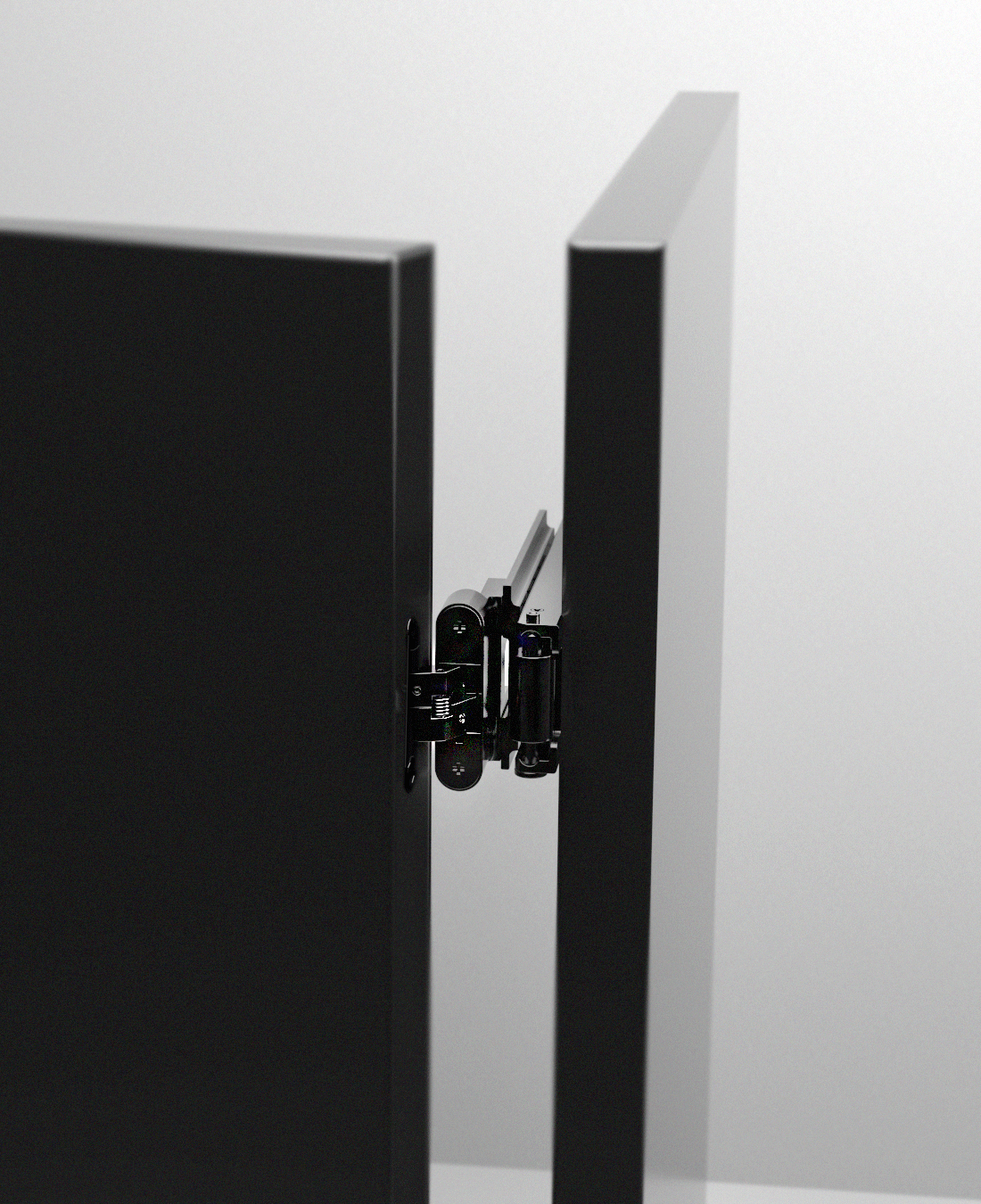 Saint Louis Designs - Jonathan Group Aerospace - SLE330 Pocket / Nesting Door Solutions - Aircraft Interiors Hardware